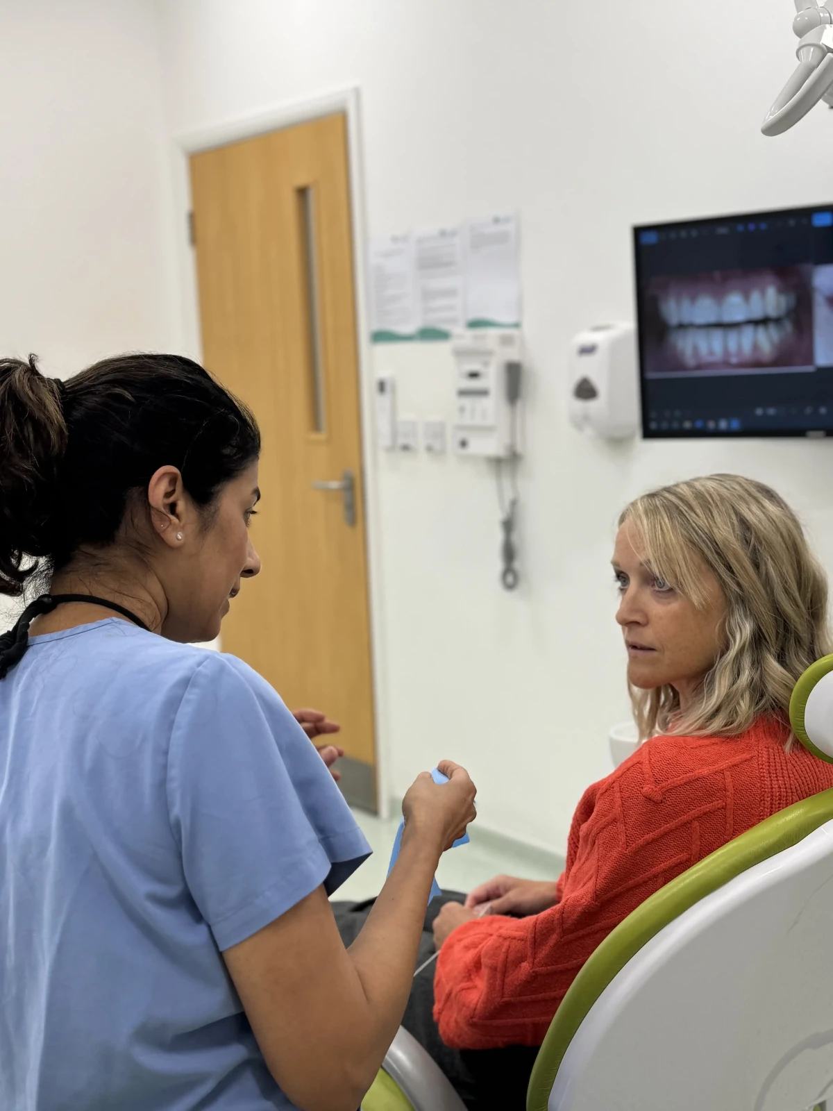 Discussing treatment scaled